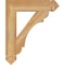 Ekena Millwork Olympic Arts & Crafts Rough Sawn Bracket, Western Red Cedar, 4"W x 20"D x 24"H BKT04X20X24OLY03RWR - alternate 2